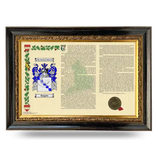 Reygate Armorial Landscape Framed - Heirloom