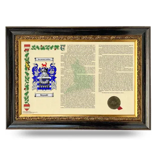 Reynold Armorial Landscape Framed - Heirloom