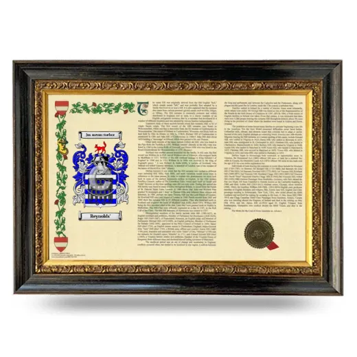 Reynolds' Armorial Landscape Framed - Heirloom