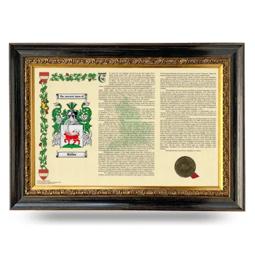 Ridler Armorial Landscape Framed - Heirloom