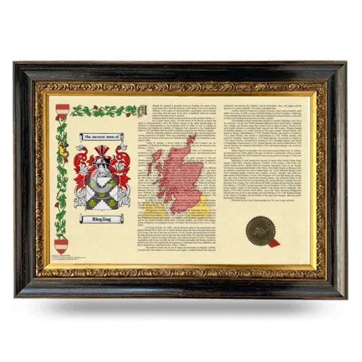 Ringling Armorial Landscape Framed - Heirloom