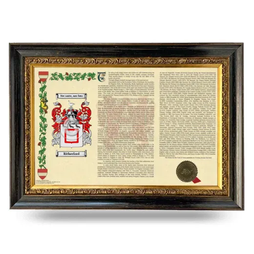 Ritherford Armorial Landscape Framed - Heirloom