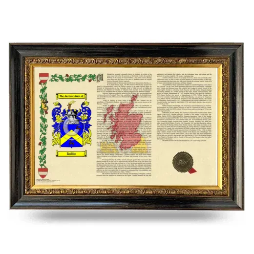 Robbe Armorial Landscape Framed - Heirloom