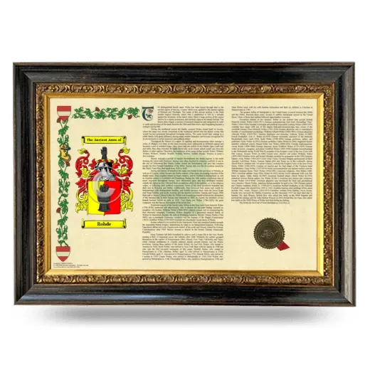 Rohde Armorial Landscape Framed - Heirloom