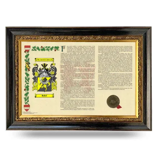 Rolof Armorial Landscape Framed - Heirloom
