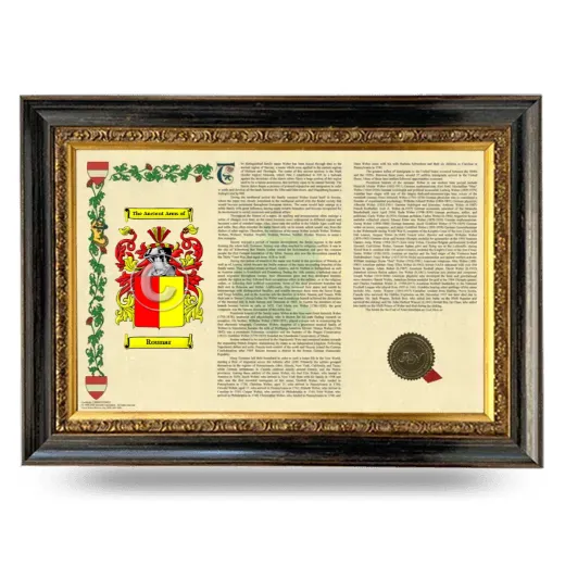 Rounar Armorial Landscape Framed - Heirloom
