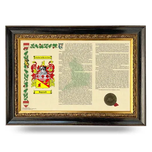 Roycraft Armorial Landscape Framed - Heirloom