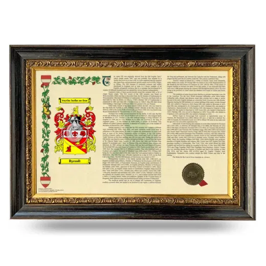 Rycroft Armorial Landscape Framed - Heirloom