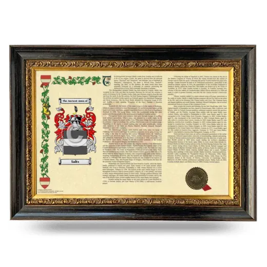 Salts Armorial Landscape Framed - Heirloom