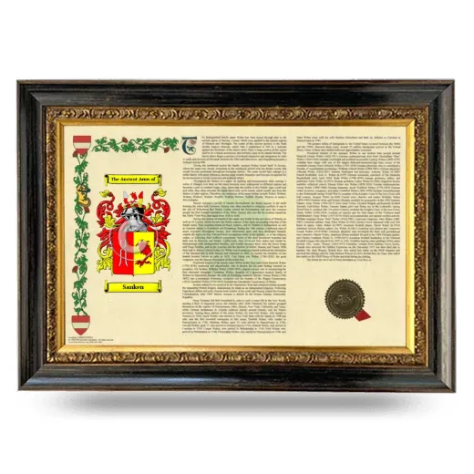 Sanken Armorial Landscape Framed - Heirloom