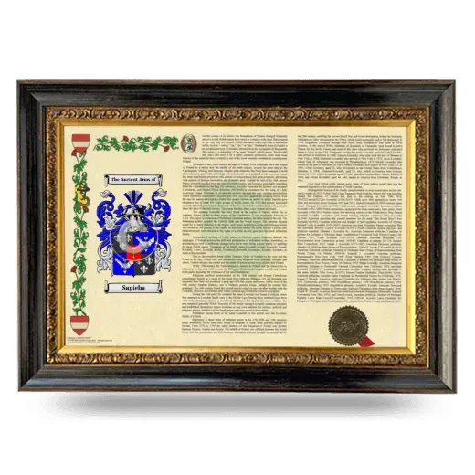Sapieha Armorial Landscape Framed - Heirloom