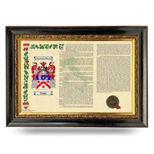 Scarpa Armorial Landscape Framed - Heirloom
