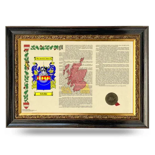 Schobie Armorial Landscape Framed - Heirloom