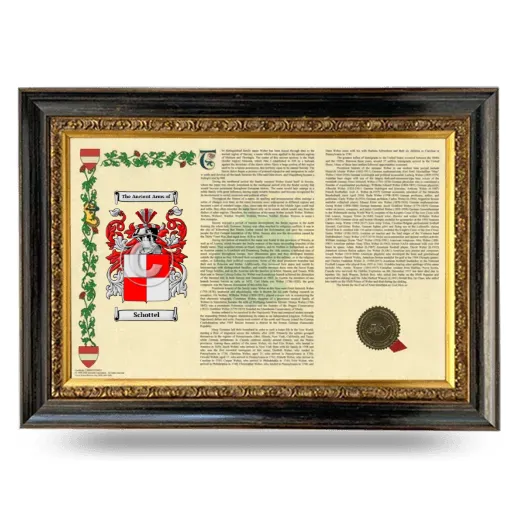 Schottel Armorial Landscape Framed - Heirloom