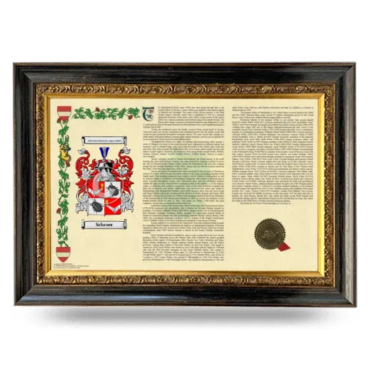 Schroer Armorial Landscape Framed - Heirloom
