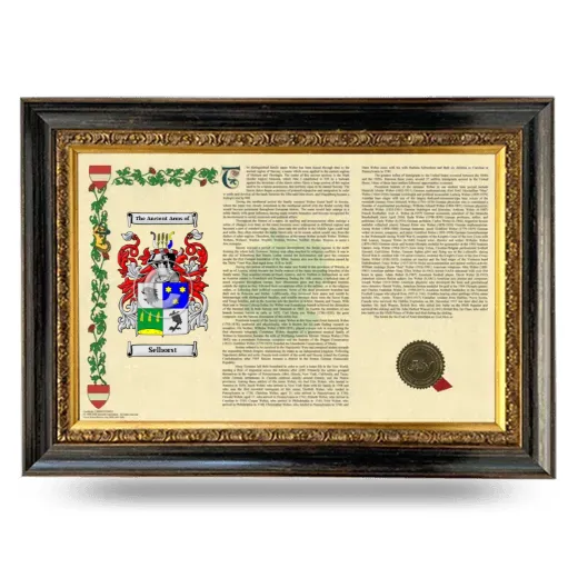 Selhorst Armorial Landscape Framed - Heirloom