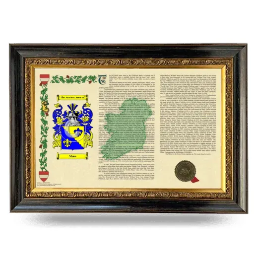 Shee Armorial Landscape Framed - Heirloom
