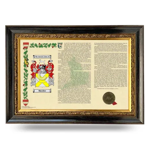 Sheedee Armorial Landscape Framed - Heirloom