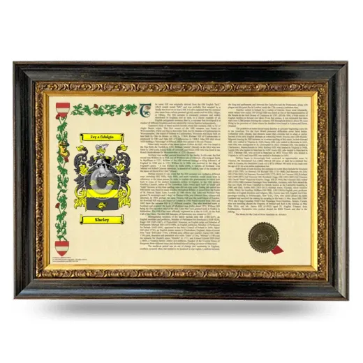Sheley Armorial Landscape Framed - Heirloom