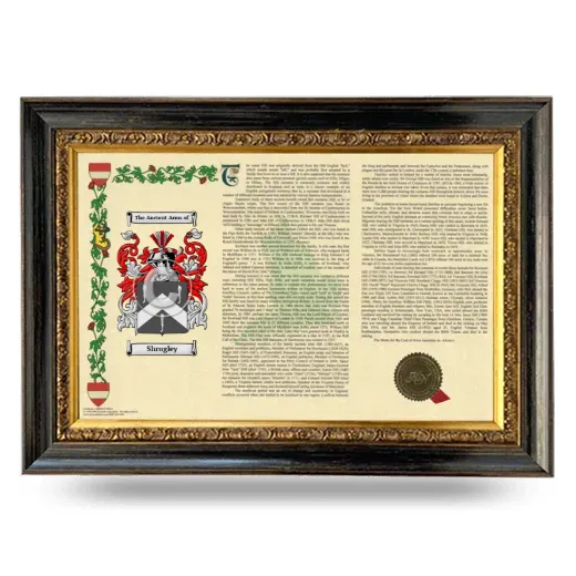 Shrugley Armorial Landscape Framed - Heirloom