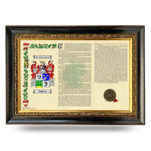 Sielhorst Armorial Landscape Framed - Heirloom