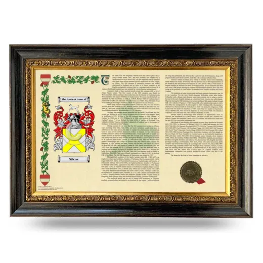 Silcox Armorial Landscape Framed - Heirloom