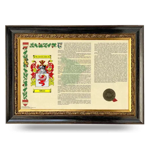Silveri Armorial Landscape Framed - Heirloom