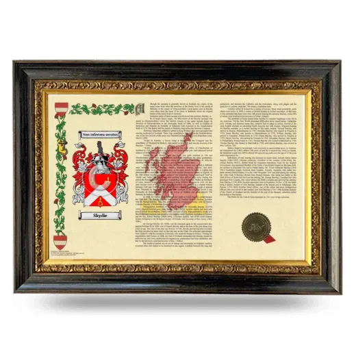Skydie Armorial Landscape Framed - Heirloom