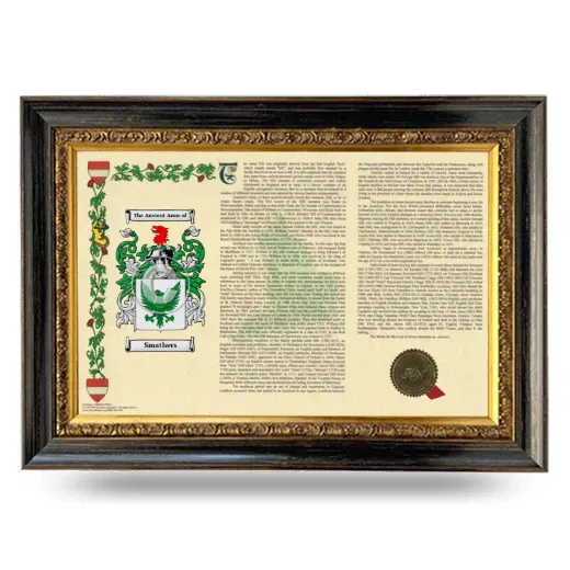 Smathers Armorial Landscape Framed - Heirloom