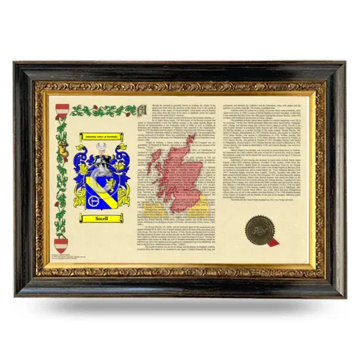 Smell Armorial Landscape Framed - Heirloom
