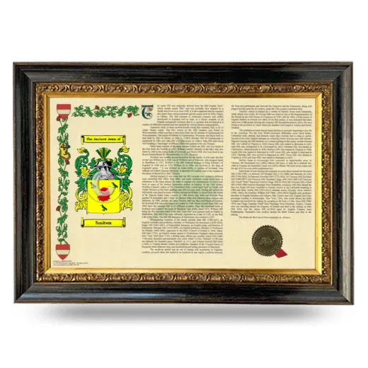 Smiten Armorial Landscape Framed - Heirloom