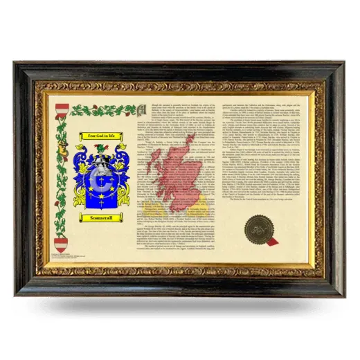 Soamerall Armorial Landscape Framed - Heirloom