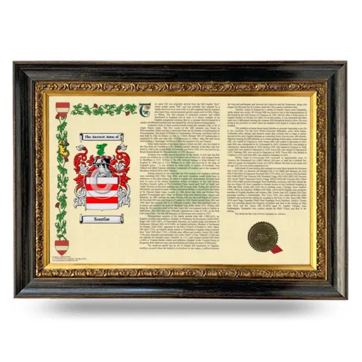 Southe Armorial Landscape Framed - Heirloom