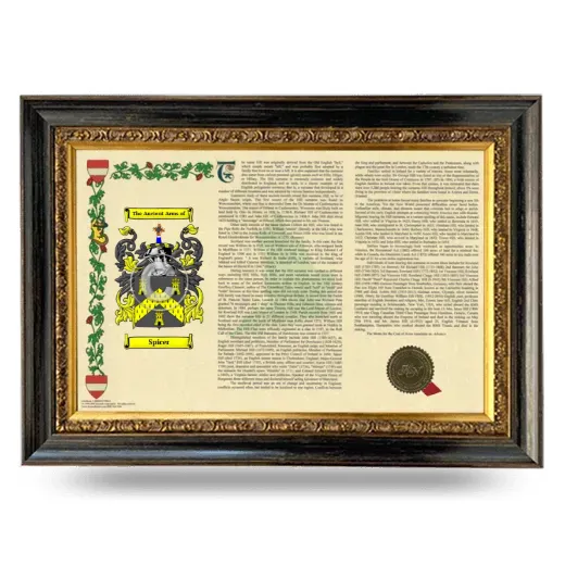 Spicer Armorial Landscape Framed - Heirloom