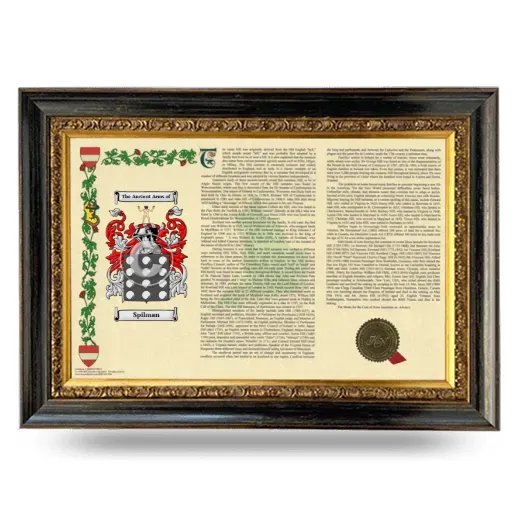 Spilman Armorial Landscape Framed - Heirloom