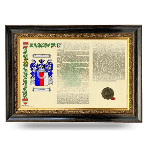 Staiber Armorial Landscape Framed - Heirloom