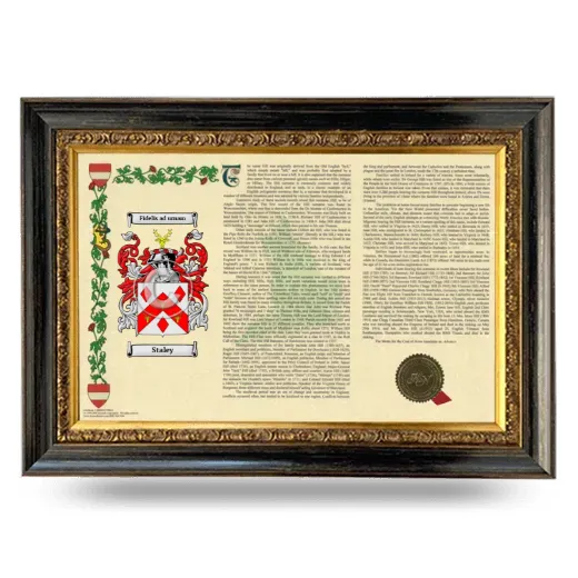 Staley Armorial Landscape Framed - Heirloom