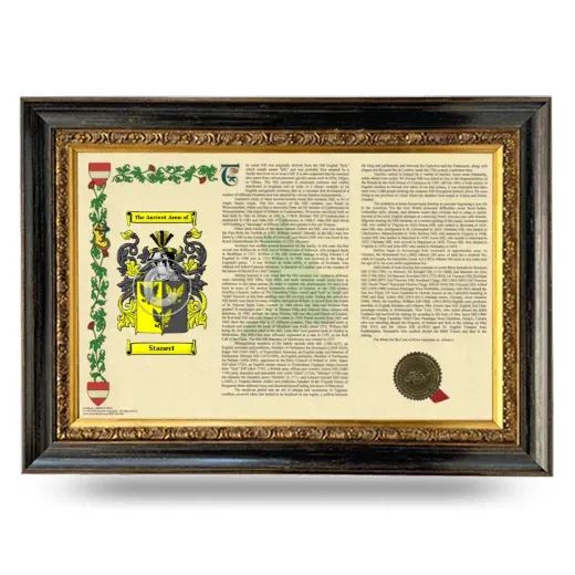 Stanert Armorial Landscape Framed - Heirloom