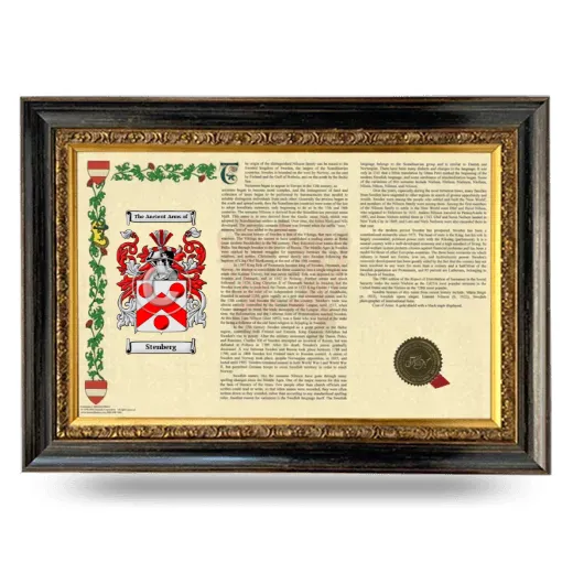 Stenberg Armorial Landscape Framed - Heirloom