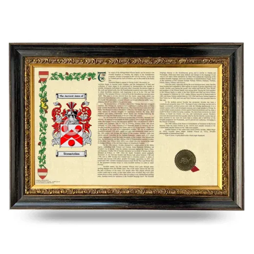 Stenström Armorial Landscape Framed - Heirloom
