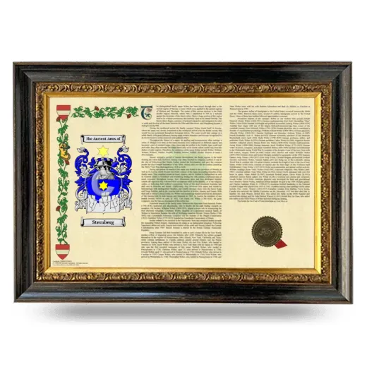 Sternberg Armorial Landscape Framed - Heirloom