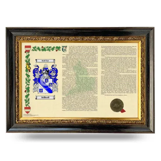 Stillwell Armorial Landscape Framed - Heirloom