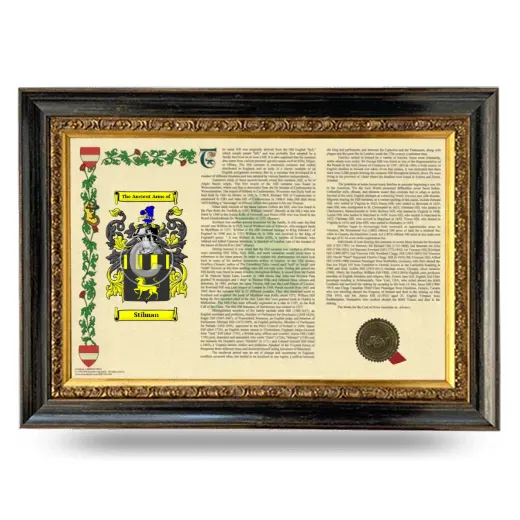 Stilman Armorial Landscape Framed - Heirloom