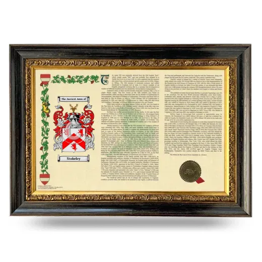 Stokeley Armorial Landscape Framed - Heirloom
