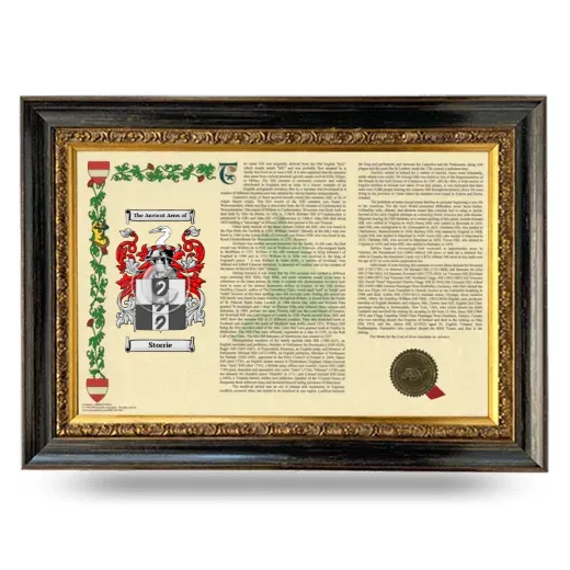 Storrie Armorial Landscape Framed - Heirloom