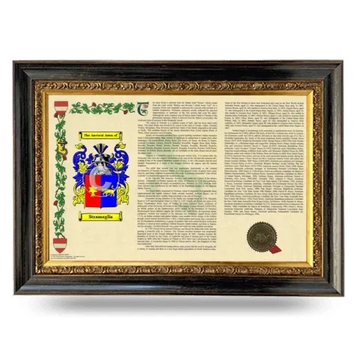 Stramaglia Armorial Landscape Framed - Heirloom