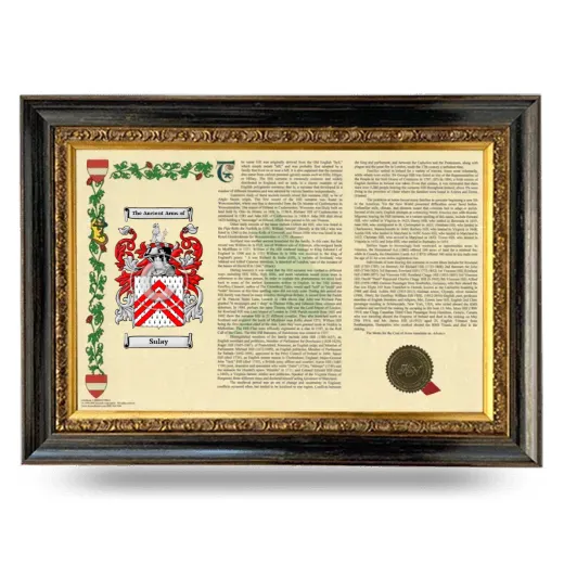 Sulay Armorial Landscape Framed - Heirloom