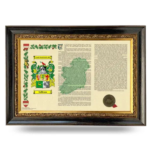 Sullivans Armorial Landscape Framed - Heirloom