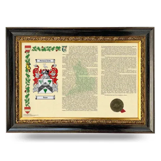 Sure Armorial Landscape Framed - Heirloom