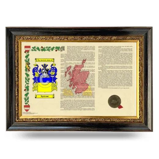 Syntone Armorial Landscape Framed - Heirloom